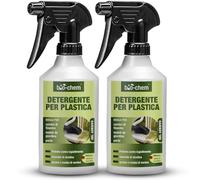 Bio-Chem - Detergente per plastica 2X 500ml - Spray per la Pulizia del PVC per finestre, infissi, radiatori, mobili da Giardino - Elimina odori, nicotina e Polvere