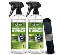bio-chem Prodotto spray detergente per stampanti 3D 2 x 750ml + panno