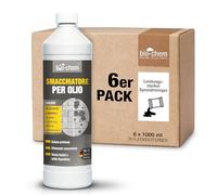 bio-chem - Smacchiatore per Macchie d'olio 6L - Smacchiatore concentrato biodegradabile - Pulizia per pavimentazioni in Pietra, Asfalto - Detergente per Auto, Garage e terrazzi