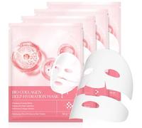 Bio Collagen Real Deep Mask,Bio Collagen Mask Overnight, For Anti Wrinkle Lifting and Firming Skin,Maschera di collagene per la cura del viso maschera idratante anti-invecchiamento (8PCS)