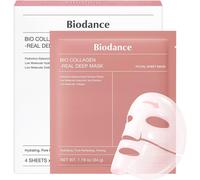 Bio-Collagen Real Deep Mask, Maschera Viso Notturna in Idrogel, Idratante E Rimp