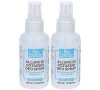 Bio Essenze Allume Di Potassio Deo Spray 2x100 ml Deodorante Spray
