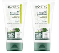 Bio-Etyc, Organic Skincare, Gel Detergente Purificante, con Estratti di Timo e Arancia Amara Biologici, Per Pelli da Nomali a Miste, Effetto Rinfrescante e Riequilibrante, 150ml (Confezione da 2)