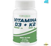 Bio-Extreme Vitamina D3+K2 - 60 caps Vitamine per ossa e denti