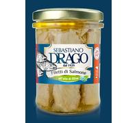 BIO FILETTI DI SALMONE IN OLIO EVO DRAGO 6 CONF DA 200 GR CONSERVE
