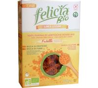 FELICIA BIO PASTA SECCA CON FARINA DI LENTICCHIE ROSSE BIO 250 GR, TAGLIO FUSILLI