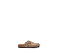BIO GREEN Ciabatta uomo taupe in suede 44