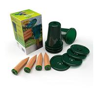 Bio Green Hydro Cup, Set di 4 Coni di Argilla con Accessori per Tazza abbinati, 2,5 Litri, Terracotta, Verde