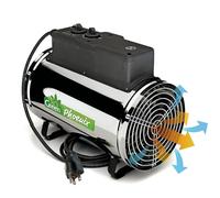 Bio Green riscaldatore Elettrico a Ventola Phoenix, Argento/Nero