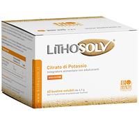 Bio-health Biohealth Italia Lithosolv di Biohealth Italia - Integratore Alimentare di Citrato di Potassio - Confezione da 60 bustine