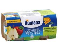 BIO + Humana omog me/pera bio 2x100g