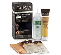 BIO KAP Nutricolor Delicato Rapid, Tinta capelli senza ammoniaca che rende i capelli morbidi, Colorazione capelli con 10 minuti di posa, 135 ml (1.0 Nero)