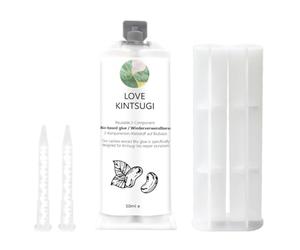 Bio Kintsugi Glue, Food Safe Bio Kintsugi Repair Glue può legare rapidamente le ceramiche rotte per completare lavori di ceramica perfetti, può legare vetro e ceramica