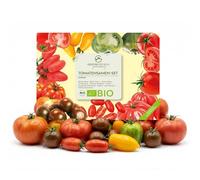 BIO Kit di semi di pomodoro con 10 varietà - Set di semi di pomodori da piantare biologico ideale per terrazza, balcone e giardino
