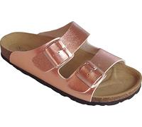 BIO Menphis Sandalo donna due fibbia laterali e suola in Sughero 4061 - BRONZO 39