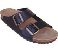 BIO Menphis Sandalo donna due fibbia laterali e suola in Sughero 4061 - NERO 39