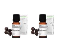 BIO - Olio essenziale PEPE NERO - 10mL - 100% Puro, Naturale, Chemiotipizzato e Certificato AB - AROMA LABS (Marchio Francese) (Confezione da 2)