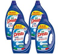Bio Presto Liquido Classico Detersivo Lavatrice Liquido, Nuova formula con Smacchiatore, confezione da 200 lavaggi