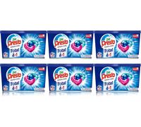 Bio Presto Power Caps Classico, Detersivo Lavatrice, 6 Confezioni da 18 Capsule