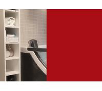 Bio Rosso Tenda Della Doccia 120 x 200 Cm. 100% Peva /