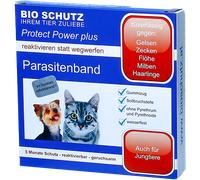 Bio Schutz Protect Power Plus Collare Antiparassitario per Gatti - Nero - Marrone chiaro