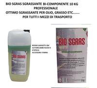 Bio Sgrassatore Puro Bi-componente Detergente per Mezzi di Trasporto Auto 10 Kg