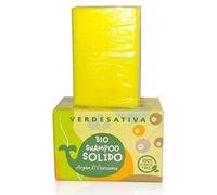 BIO Shampoo SOLIDO, Argan e Curcuma - Bio & Vegan - Stimolante e nutriente - plastic free - no waste - biodegradabile ed altamente dermocompatibile