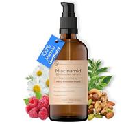 Bio, siero di niacinamide, 10% con zinco e ialuronico, per il viso, per prevenire brufoli, arrossamenti e rughe, prodotto in Germania (100 ml)