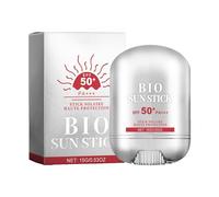 Bio Sun Stick per viso e corpo, Peptide 9 Bio Sun Stick Spf50, Stick solare resistente all'acqua con forte protezione UV, idratante rinfrescante per tutti i tipi di pelle
