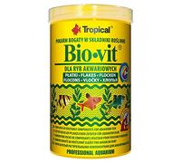 BIO-Vit 1000ml / 200g - Mangime per Pesci d’Acquario Ricco in componenti vegetali