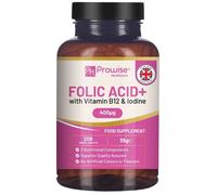Bioactive Folato 400mcg & Vitamina B12 300mcg 200 Compresse Foli Acido Vegani UK