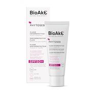 BIOAKE Protezione Solare 50. Per Pelle Grassa, Mista, Impura. Difende da Raggi UVA e UVB. Antiossidante con Alghe Marine, Omega 3, 6, 9 e Vitamina E. 40ml