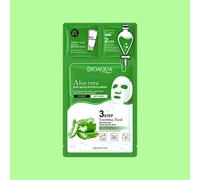 BIOAQUA - 3 Steps Aloe Vera Anti Aging Soothing Facial Mask #Mask - 1pc