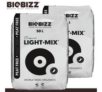Biobizz 2x50L Light-Mix Terriccio Organico Senza Torba