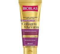 BIOBLAS Collagene & Cheratina Balsamo per capelli efficace contro la perdita di capelli per capelli molto sottili 250 ml