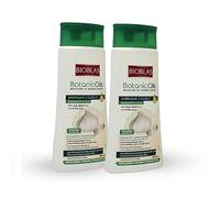 Bioblas Hair Loss Garlic Shampoo for Men and Women with Unscented & Odorless Natural Oil Treatment, Halal, Dermatologically Tested to Strengthen Hair from Root to Tip, All Hair Types (2-Pack)