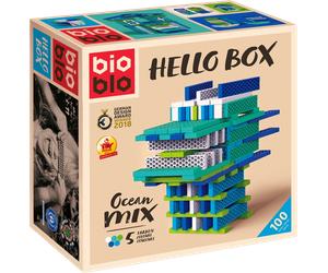 Bioblo HELLO BOX - Ocean Mix - 100 Mattoncini - 1 pz.