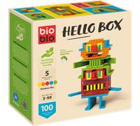 Bioblo HELLO BOX - Rainbow Mix - 100 Mattoncini - 1 pz.