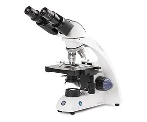 BioBlue - Microscopio binoculare composto SMP 4/10/S40/S100x con palco meccanico e illuminazione NeoLED Cordless Globe Scientific da 1 W | Euromex