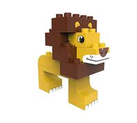 BIOBUDDI Animali Selvatici | Leone nella Savana, 11 Pezzi, 100% Compatibile con Lego & Duplo, Prodotto in UE (Paesi Bassi), 97% bioplastica, BB-0102