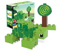 BIOBUDDI Animali selvatici | Tartaruga nella palude, 12 pezzi, compatibile al 100% con Lego & Duplo, prodotto in UE (Paesi Bassi), 97% bioplastica, BB-0104