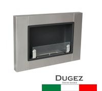biocamino bioetanolo fd30 small Inox stufa ecologica 78 x 54 cm+ 15 pietre