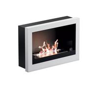 BIOCAMINO DA PARETE E INCASSO TECNO AIR SYSTEM TREVISO BIANCO 65X18X45 CM