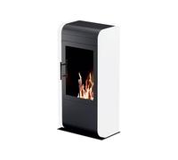 BIOCAMINO DA PAVIMENTO TECNO AIR SYSTEM "RUBY MODELLO GIGA" BIANCO, 3 KW