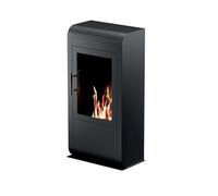BIOCAMINO DA PAVIMENTO TECNO AIR SYSTEM "RUBY MODELLO GIGA" NERO, 3 KW