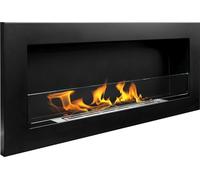 Biocamino HONOS 155 cm, da parete e da incasso - Aflamo