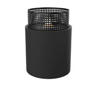 Biocamino TENDERFLAME Braciere ricaricabile con combustibile Mossel Bay Nero outdoor
