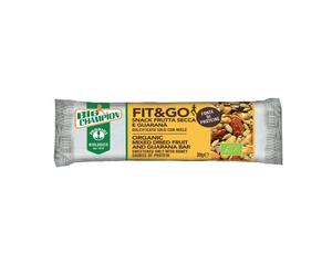 Biochampion - Barretta Fit&Go Frutta Secca e Guaranà, 1 barretta da 30 grammi