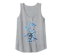 Biochimica Chimica Neuroscienza Ossitocina Molecola Canotta, Donna, Grigio Melange, L