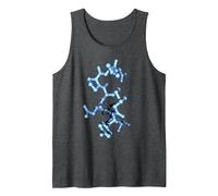 Biochimica Chimica Neuroscienza Ossitocina Molecola Canotta, Uomo, Grigio Scuro, M